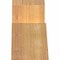 Ekena Millwork Portland Smooth Timber Gable Bracket, Western Red Cedar, 36"W x 6"H x 3 1/2"D x 3 1/2"F, 4/12 Pitch GBW036X06X0404POR00SWR - alternate 4
